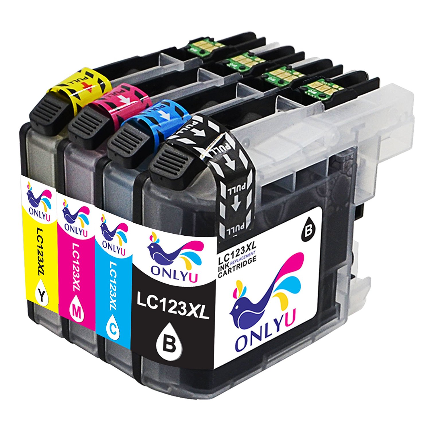 Pack De 4 Cartouches Jet D encre LC123VALBPDR Noire Et Couleurs